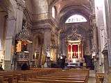 Nave inside the Église du Saint-Esprit in Aix-en-Provence