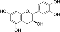 Chemical structure of (+)-Catechin