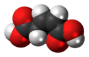 Space-filling model of the cis isomer