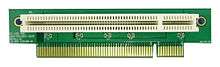 1U 1-slot PCI riser card.