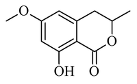 Chemical structure of 6-Methoxymellein