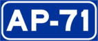 Autopista AP-71 shield}}