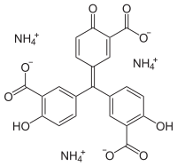 Skeletal formula of aluminon