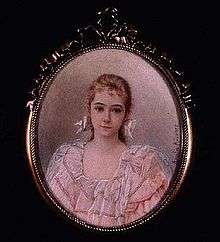 Miniature portrait on ivory