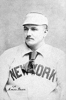 A baseball player is seen from his chest up, facing slightly left of the camera.