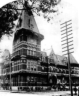 Baltimore & Potomac Railroad Passenger Terminal, Washington, DC where U.S. President James A. Garfield was assassinated on July 2, 1881.