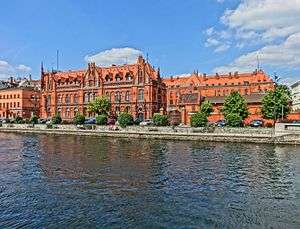 Building from Brda river