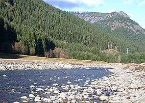 The Breitenbush River.