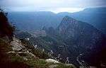 Inca road system near Macchu Picchu, Peru.