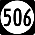 Highway 506 marker