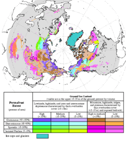 Permafrost in the North Hemisphere