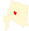 Location of Cabrero commune in Bío Bío Region