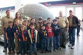 Cub Scouts at South Alabama Basketball