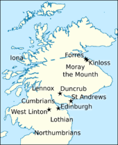 Map of northern Britain