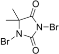 Skeletal formula of DBDMH