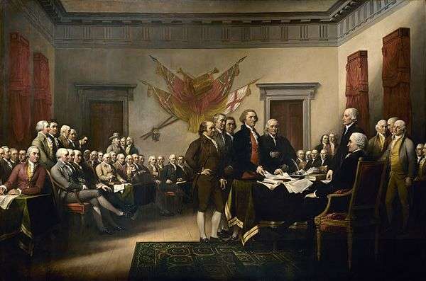 Trumbull's Declaration of Independence portrait