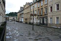 A terrace of Georgian houses