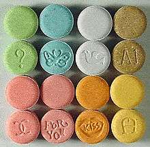 Ecstasy tablets