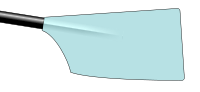 Image showing the rowing club's blade colours