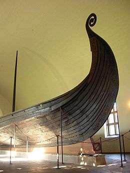 The Oseberg ship prow