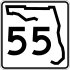 State Road 55 marker