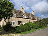 Typical village cottages in Great Rissington