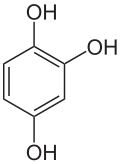 Chemical structure of hydroxyquinol