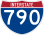 Interstate 790 marker