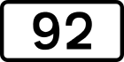 Route 92 shield}}