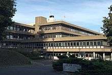 The main entrance to the Institute of Food Research