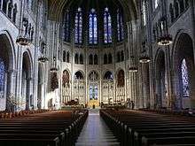 Interior of Riverside Church New York, NY