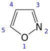 Skeletal formula with numbers