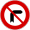 Italian traffic signs - divieto svolta a destra.svg