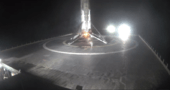 Landed first stage from the JCSAT-16 launch