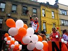 Jack Layton appearing in Toronto's Pride Parade 2009