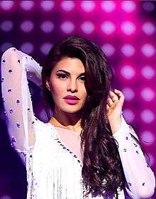 Jacqueline Fernandez posing front of the camera.