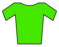 A green jersey.