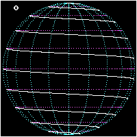 A spiral with even spacing throughout