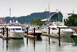 The marina on Keppel Island