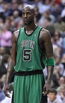 Kevin Garnett at a game