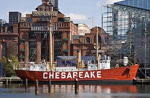 LIGHTSHIP NO. 116 "CHESAPEAKE"