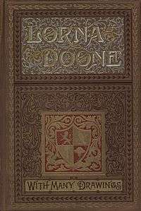 Cover of an illustrated 1893 edition of Lorna Doone