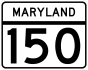 Maryland Route 150 marker