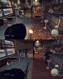 Comparison of physics levels in Mafia II.