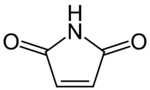 Structural formula of maleimide