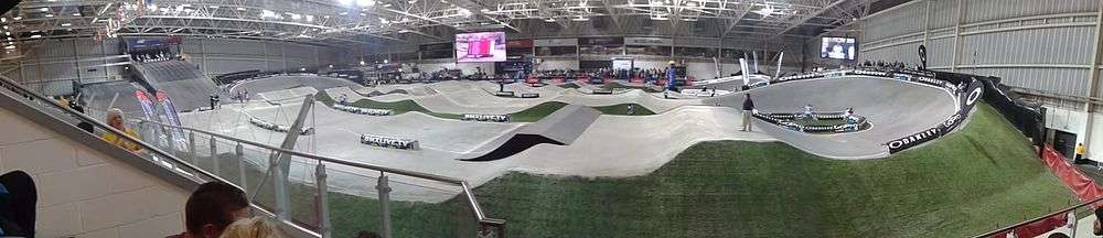 National Indoor BMX Arena at the 2013 UCI BMX Supercross World Cup