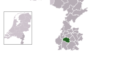 Location of Valkenburg aan de Geul