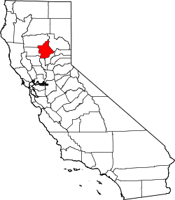 State map highlighting Butte County