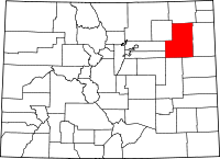 State map highlighting Washington County