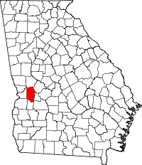 State map highlighting Marion County